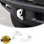 Linskip Modular Steel Bumper Tow Hook Covers White Bronco New. Price: $27.99.