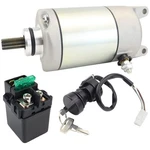 Starter Motor & Solenoid Relay Ignition Switch For Kawasaki Prairie 650 700... New. Price: $93.98.