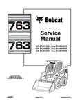 Bobcat 763 Skid Steer Loader Service Shop Repair Manual 6900091 Brand. Price: $54.99.