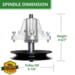 Jyleyj Spindle Assembly Cub Cadet LTX1040 RZT-42 Troy Bilt 42" New. Price: $44.99.