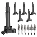 Ignition Coil Pack & Spark Plugs Compatible With V6 3.0 3.3 1999-2008 Lexus R... New. Price: $181.78.