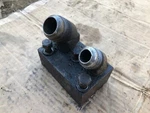 International 350U Diesel Hydraulic Pump Manifold, Ports For Lines D193 Farmall Used. Price: $236.55.