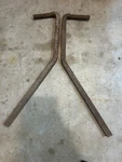 Farmall Ih/cub Cultivator Right & Left Rear Tool Bars For Fast Hitch Mounting Used. Price: $190.00.