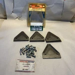 9 Herschel S20-5246 Under Serrated Sickle Sections 3" X 3-3/16" R36-0462D Rivet New. Price: $17.50.