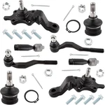Boxi 8PCS Front Upper Lower Ball Joints Inner Outer Tie Rods Kit For Toyota... New. Price: $142.99.