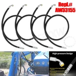 AW33155 Hydraulic For John Deere Loader 200CX Tractors Hoses 4PCS New. Price: $246.49.