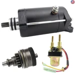Starter With Bendix & Relay For Kawasaki JS750 92-02, JH750 92-99, JT750 New. Price: $152.85.