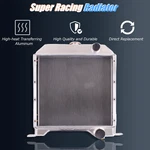 Fit Case 1840 1845C Skid Steer Diesel 3 Row All Aluminum Radiator Heavy Duty New. Price: $288.99.