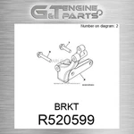 R520599 Brkt Fits John Deere (surplus Open Box) New. Price: $301.01.