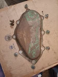 John Deere Late Styled Model Timing Cover A3841 Used. Price: $27.00.