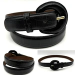 Vintage 90S Valerie Stevens Black Croc Emboss Genuine Leather Waist Belt Xl 35" Pre-owned. Price: $14.88.