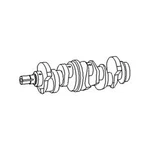 Crankshaft AT18031 Fits John Deere 2155 2240 2330 2355NCS 2355NTSS 300A 301A New. Price: $602.58.