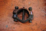 International Farmall Sa Super Tractor Adjustable Wide Front Axle Clamp W/ Pin Used. Price: $25.00.
