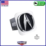 Au-tomotive Compatible For Acura Black Fill Chrome Trailer Hitch Plug New. Price: $39.95.