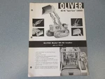 Oliver Crawler OC-46 Loader Sales Brochure 2 Page Used. Price: $65.00.