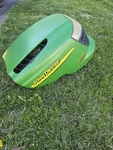 Genuine John Deere Hood W/ Grille & Lights L100 L108 L110 L111 L118 L120 Used. Price: $285.00.