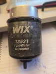Wix 33531 Fuel Water Separator Filter New. Price: $29.95.