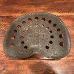 Vintage Metal Tractor Seat 13.5 X 18" Man Cave With Original Connection Bolt Used. Price: $23.98.