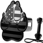 Everhitch K9 Dog Paw Print Flag Metal Trailer Cover Plug With Pin Bolt ... New. Price: $35.64.