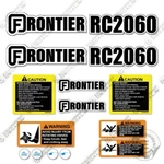 Fits Frontier RC2060 Decal Kit Tractor Rotor Tiller - 7 Year Outdoor 3M Vinyl! New. Price: $59.95.