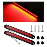 Glsowee 2PCS 10" Led Trailer Tail Light Bar, 12 24 Volt Stop Turn Red New. Price: $11.88.