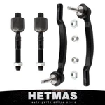 4PC Front Inner Outer Tie Rod Ends Kit For Volvo V70 01-02 XC70 03-07 XC90 03-14 New. Price: $42.99.