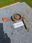Kubota RCK60-24B Tension Arm Assembly K5371-34730 Pulley K5651-34882 Spring Oem Used. Price: $97.75.