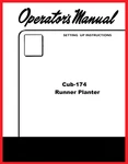 Ih Farmall CUB-174 Planter Owners Manual Mid Mount Belly Combination Seed Hopper Brand. Price: $20.00.