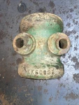 Original John Deere Disc Harrow Clam Shell Half Bearing KK6003B Used. Price: $49.99.
