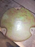 John Deere Clutch Pulley Outer Cover D1927R Used. Price: $45.00.