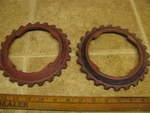 John Deere B2-24 Corn Planter Plates Lustran Plastic 494 694 24B 25B Used. Price: $16.00.