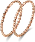 Liu Jun Copper Tensor Ring For Women, Pure Solid Twisted Handmade New. Price: $16.86.