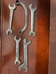 Lot Of 5-VTG International Wrenches 1595E & 1326E + Others Used. Price: $18.00.