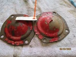 Ihc, Farmall Differential Shaft Bearing Cover #48010-D, A,B,AS,BN,100,130,140, Used. Price: $15.00.