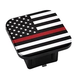 Swono Square Receiver Hitch Covers Vintage Thin Red 2"X2" Inch American Flag New. Price: $20.75.