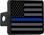 Rogue River Tactical Subdued Thin Blue Line Flag Trailer Hitch Cover New. Price: $27.46.