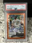 Henry Davis 2024 Topps Chrome Silver Pack #TB9C-94 Auto Orange /25 Pirates Psa Graded. Price: $119.99.