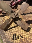 Farmall H Tractor Original Water Pump W/fan And Pulley Mount Bolts; 6600D Used. Price: $109.95.