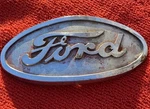 Front Emblem Ford Tractor - Replacement Part 8N16600A Used. Price: $49.00.