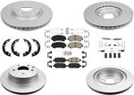 Ameripro Coated Brake Rotors Ceramic Pads For Nissan Rogue 2014-2018 Row New. Price: $283.00.