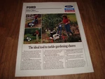 Ford New Holland Rotary Tillers RTT-4 RTT-5 RT-5 Information Sheet Like. Price: $9.99.