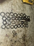 Massey Harris 44 Special Tractor G277 Engine Cylinder Head Nuts Washers Mh Used. Price: $30.00.