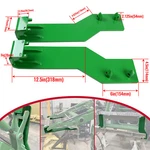 Hecasa Tractor Loader Quick Tach Weld On Mounting Brackets For John Deere New. Price: $48.40.