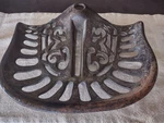 Vintage Ornate Cast Iron Tractor Seat Rustic Used. Price: $199.00.