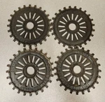 Vintage International Harvester 3114 Aa Planter Plates,old Farm Parts Decor Used. Price: $59.99.