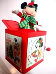 Disney Mickey Mouse Tin Christmas Deck The Halls Jack Box 2018 Gemmy Used. Price: $24.69.