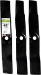 561814B 3 Blade Set For Many 48 In. Cut John Deere Mowers Replaces Oem #'s M1275 New. Price: $66.68.