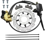 Pro Bat Front Disc Brake Master Cylinder Caliper + Rotor Golden New. Price: $60.60.