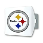 Fanmats 43422 Nfl - Pittsburgh Steelers Color Hitch Cover 3.4"X4", White New. Price: $27.81.