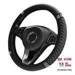 Bling Soft Leather Steering Wheel Cover, 14.5-15 Inch Sparkly Rhinestones Black. Price: $12.14.